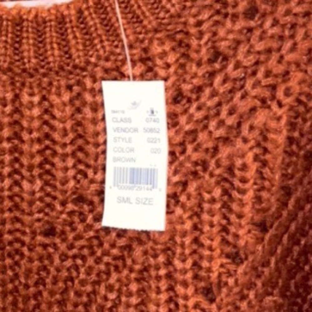 SOLD Kendall & Kylie orange pacsun cropped sweater - Picture 5 of 5